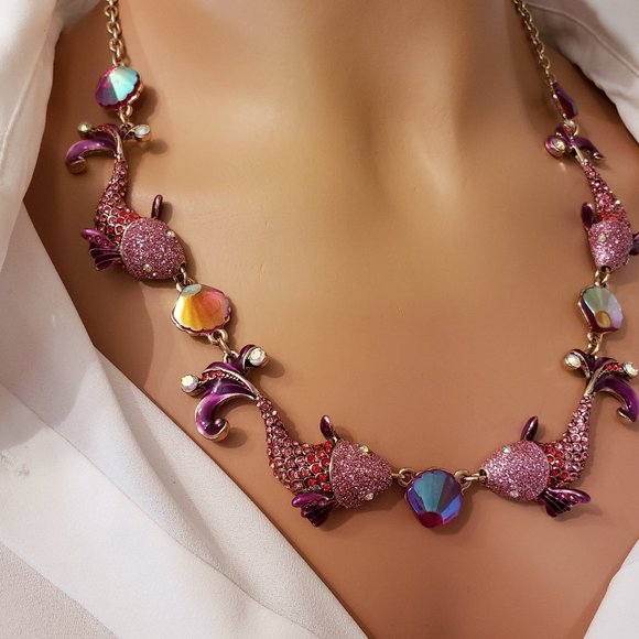 Betsey Johnson Jewelry - NWT Betsey Johnson  Fish Necklace.